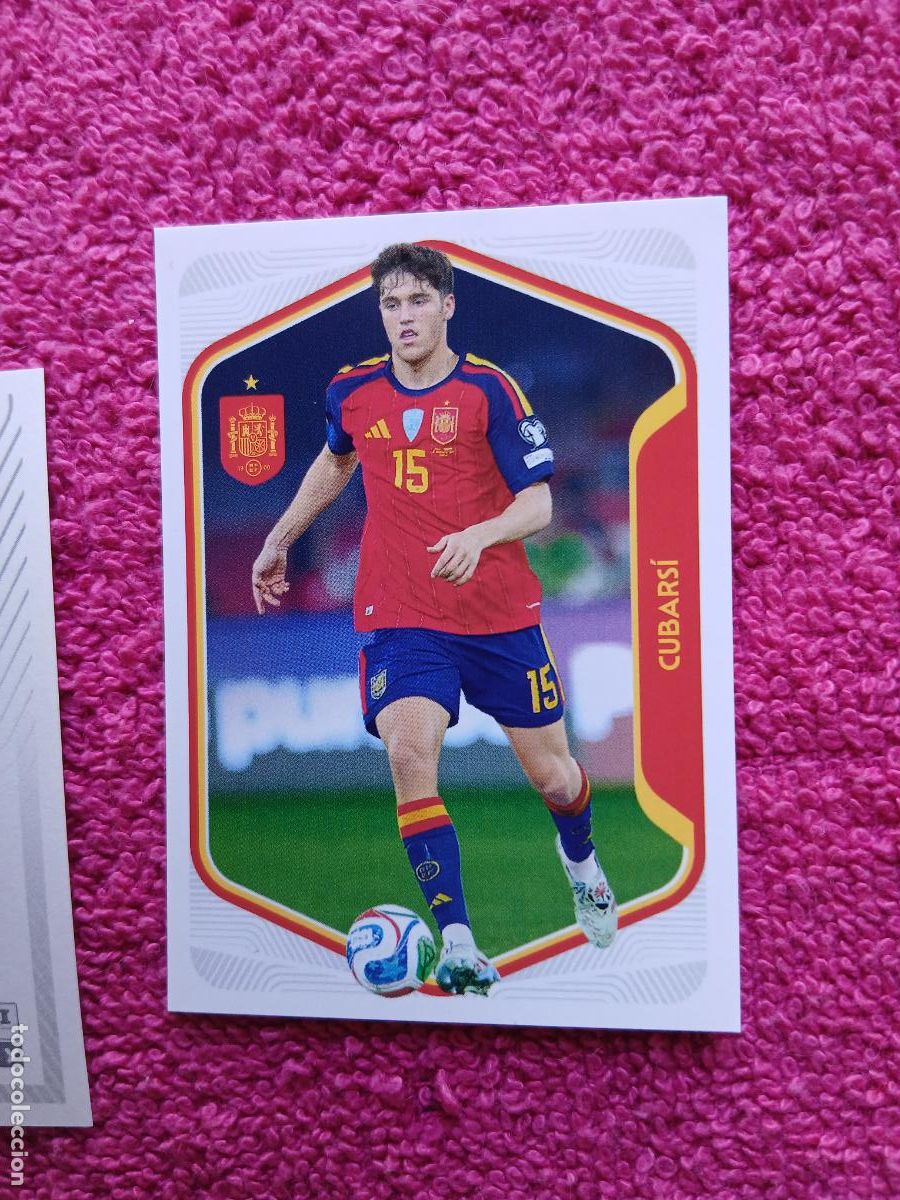 Cromos de f&uacute;tbol: espa&ntilde;a 2026 24 cubars&iacute; selecci&oacute;n espa&ntilde;ola panini carrefour family mundial de futbol (D)