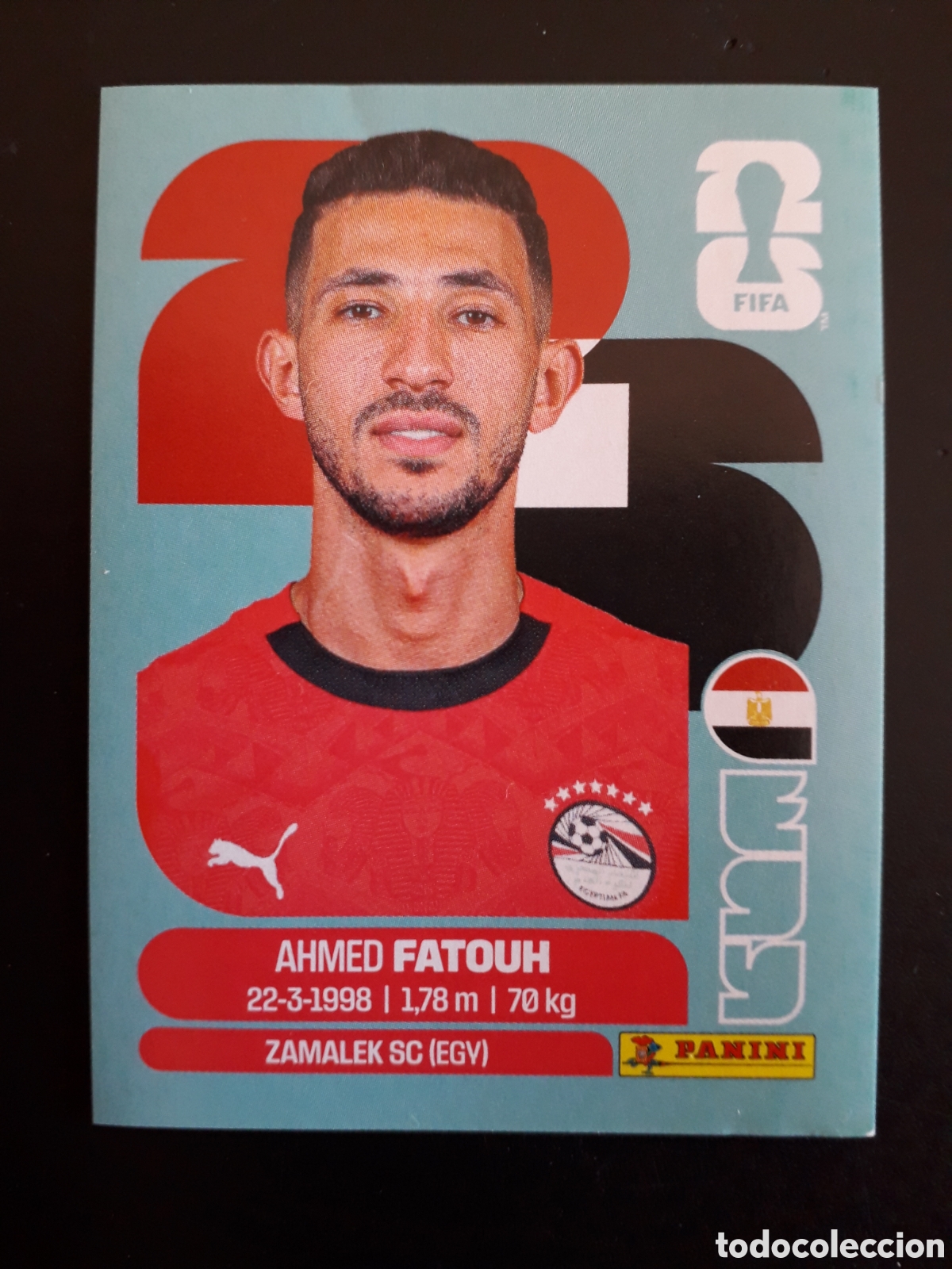 Cromos de f&uacute;tbol: FATOUH EGIPTO EGY 9 MUNDIAL F&Uacute;TBOL 2026 FIFA WORLD CUP PANINI SIN PEGAR PEDIDO M&Iacute;NIMO 3&euro;