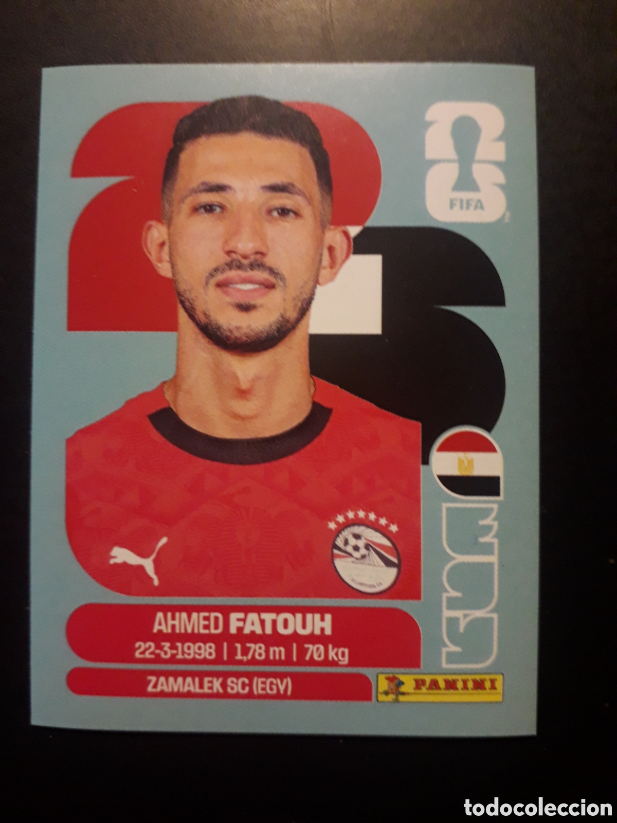 Cromos de f&uacute;tbol: FATOUH EGIPTO EGY 9 MUNDIAL F&Uacute;TBOL 2026 FIFA WORLD CUP PANINI SIN PEGAR PEDIDO M&Iacute;NIMO 3&euro;