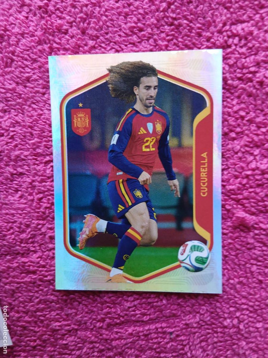 Cromos de f&uacute;tbol: espa&ntilde;a 2026 28 cucurella selecci&oacute;n espa&ntilde;ola panini carrefour family mundial de futbol (D)