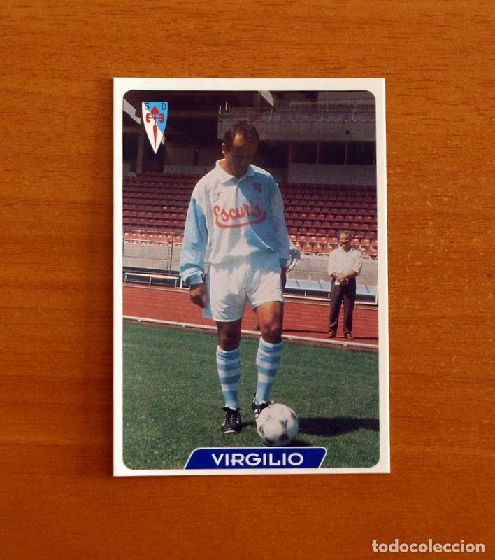 Cromos de f&uacute;tbol: Compostela -N&ordm; 286 Virgilio -Las Fichas de la Liga 95-96-1995-1996 -Mundicromo Sport