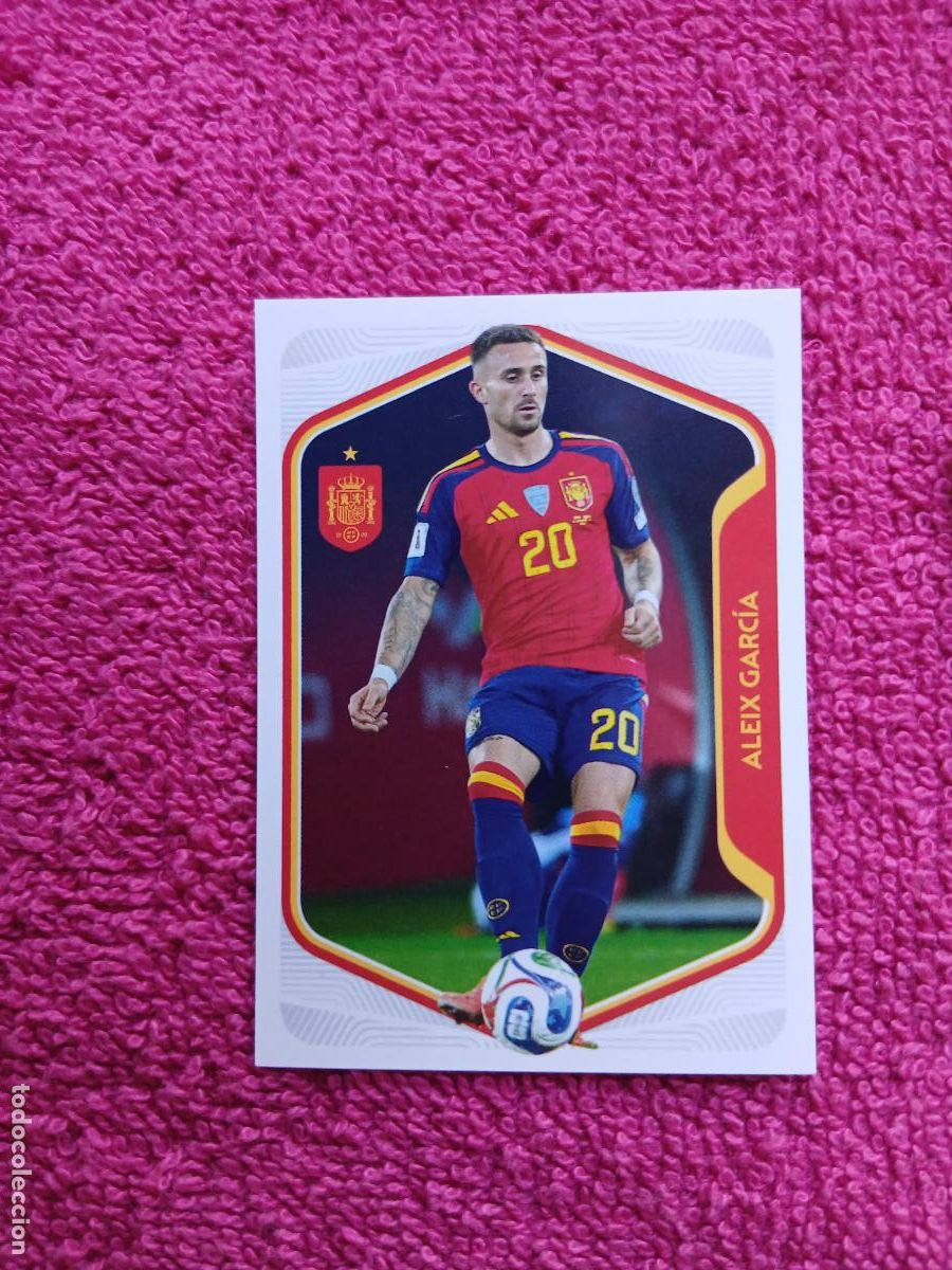 Cromos de f&uacute;tbol: espa&ntilde;a 2026 30 aleix garc&iacute;a selecci&oacute;n espa&ntilde;ola panini carrefour family mundial de futbol (D)