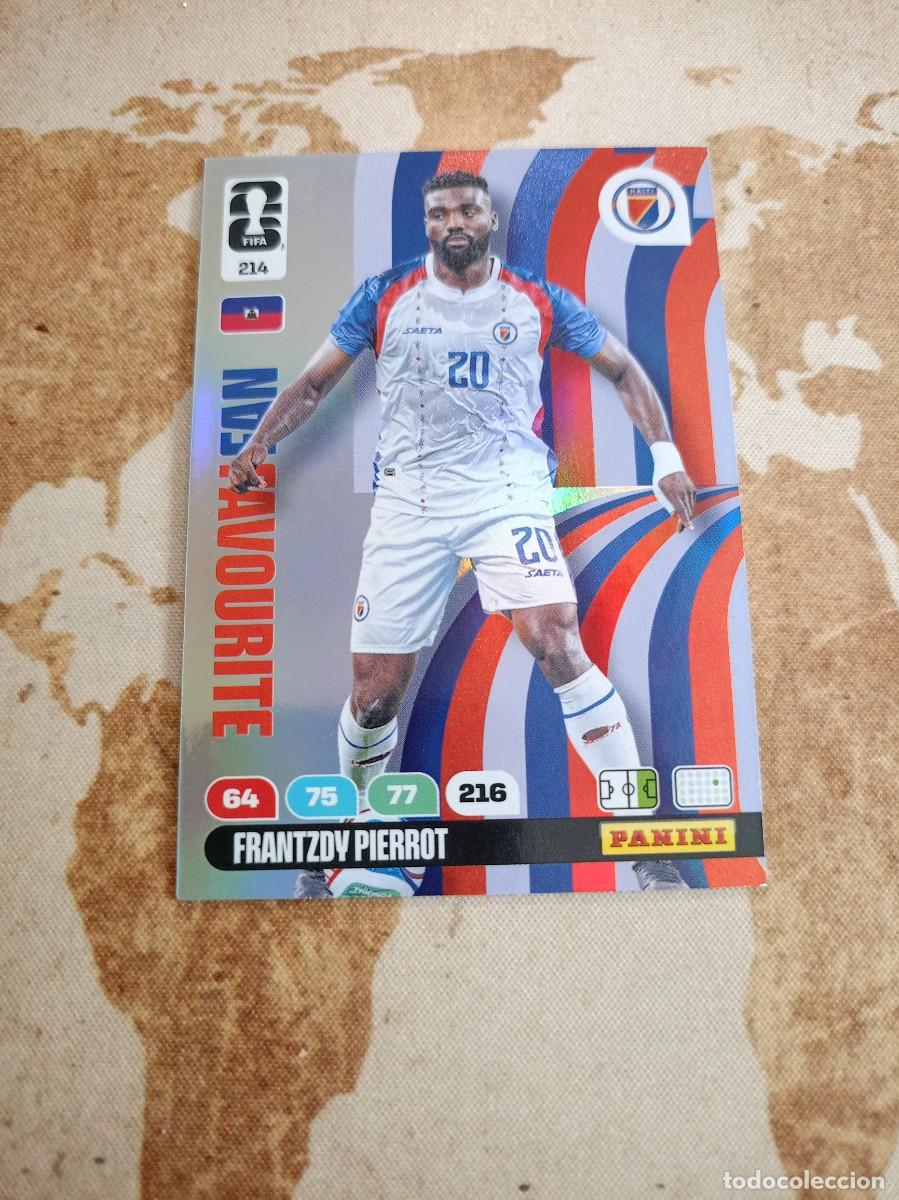 Cromos de f&uacute;tbol: Hait&iacute; 214 FRANTZDY PIERROT Adrenalyn WORLD Cup 2026