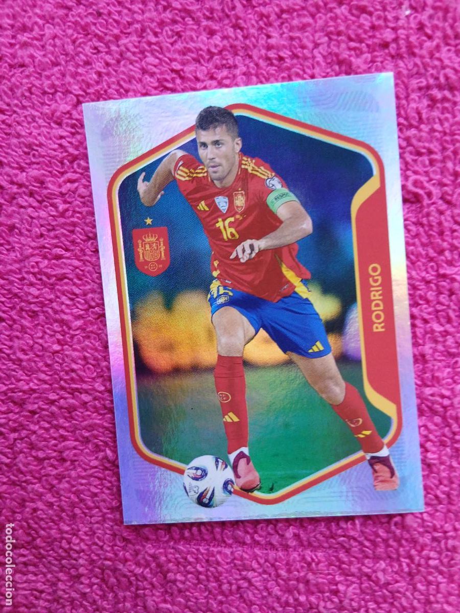 Cromos de f&uacute;tbol: espa&ntilde;a 2026 32 rodr&iacute;go selecci&oacute;n espa&ntilde;ola panini carrefour family mundial de futbol (D)