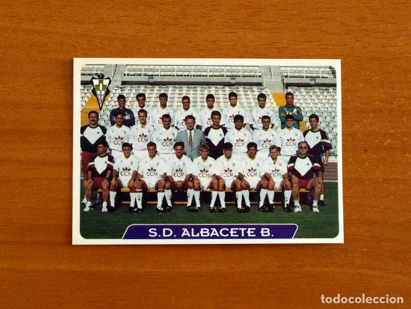 Cromos de f&uacute;tbol: Albacete -N&ordm; 289 Plantilla-Equipo -Las Fichas de la Liga 95-96-1995-1996 -Mundicromo Sport