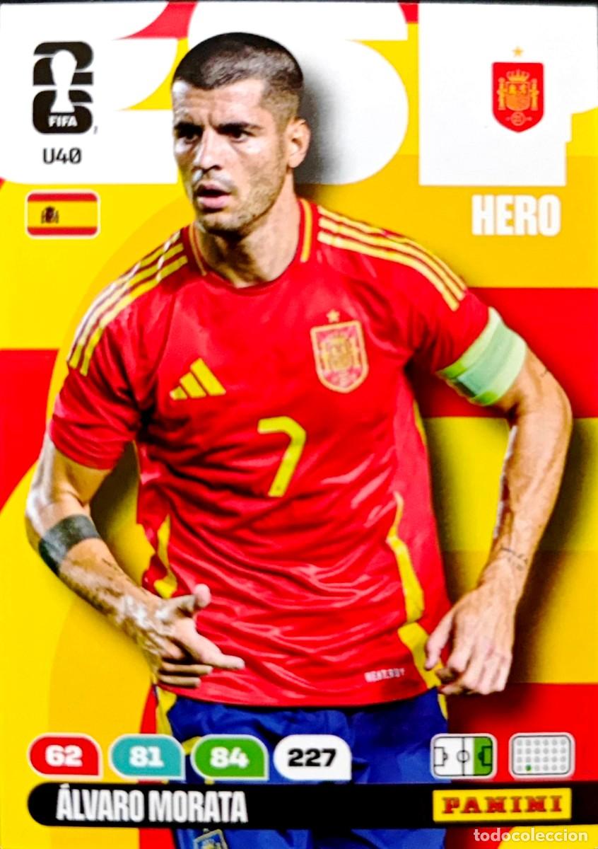 Cromos de f&uacute;tbol: U40 Alvaro Morata - Atletico Madrid - Espa&ntilde;a - UPDATE UPGRADE - PANINI Adrenalyn FIFA WORLD CUP 2026