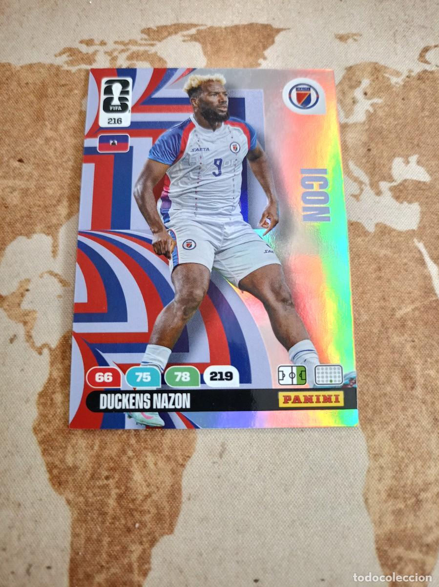 Cromos de f&uacute;tbol: Hait&iacute; 216 DUCKENS NAZON Adrenalyn WORLD Cup 2026