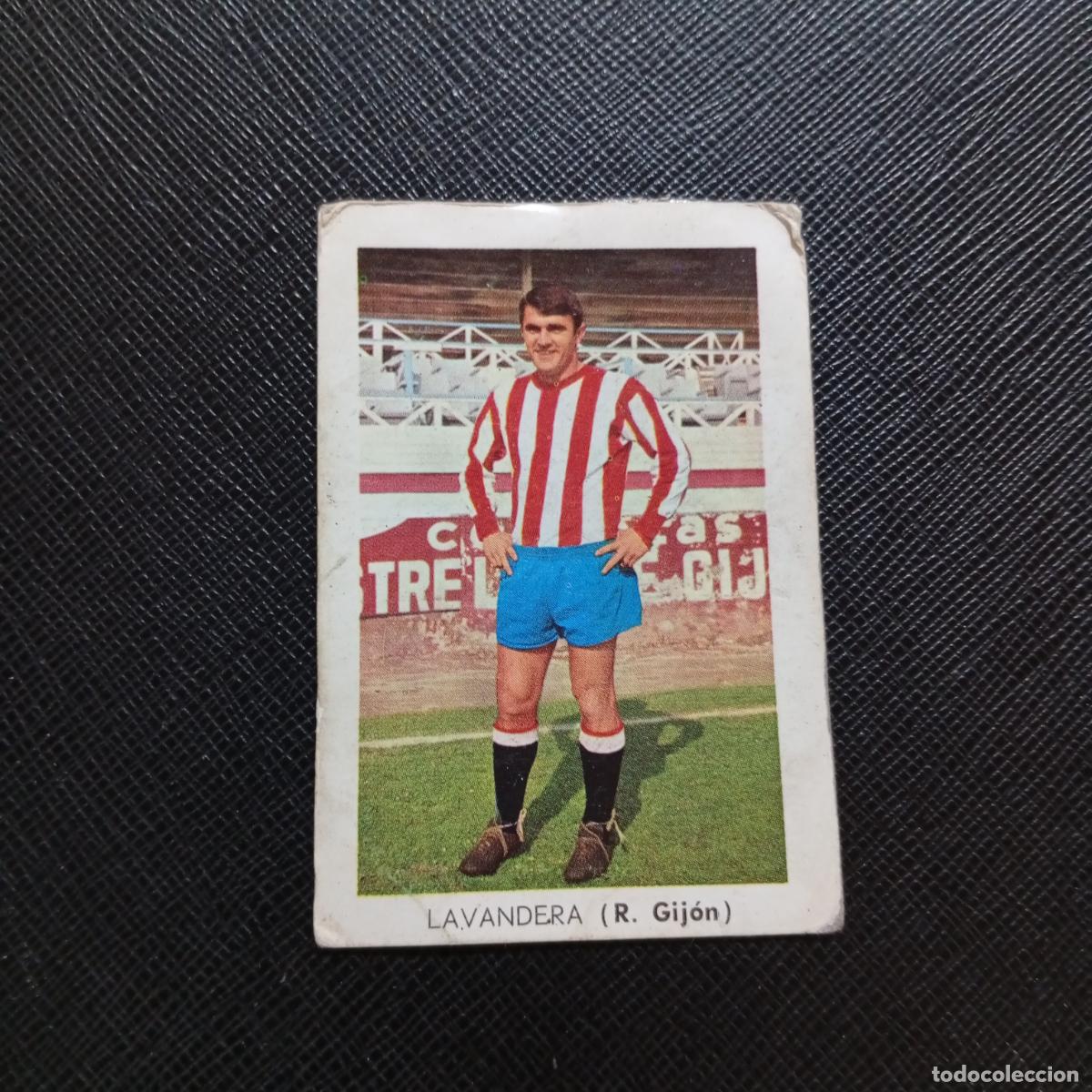 Cromos de f&uacute;tbol: LAVANDERA SPORTING GIJON FHER 1970 1971 CROMO FUTBOL 70 71 LIGA - DESPEGADO - A70 PG370