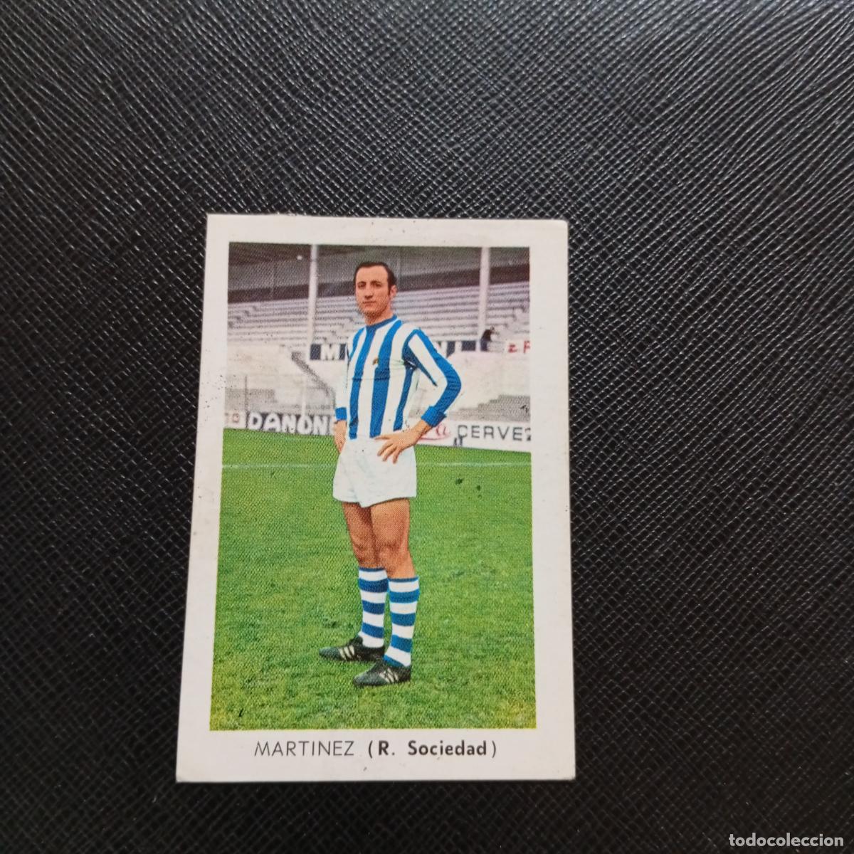 Cromos de f&uacute;tbol: MARTINEZ REAL SOCIEDAD FHER 1970 1971 CROMO FUTBOL 70 71 LIGA - DESPEGADO - A70 PG370