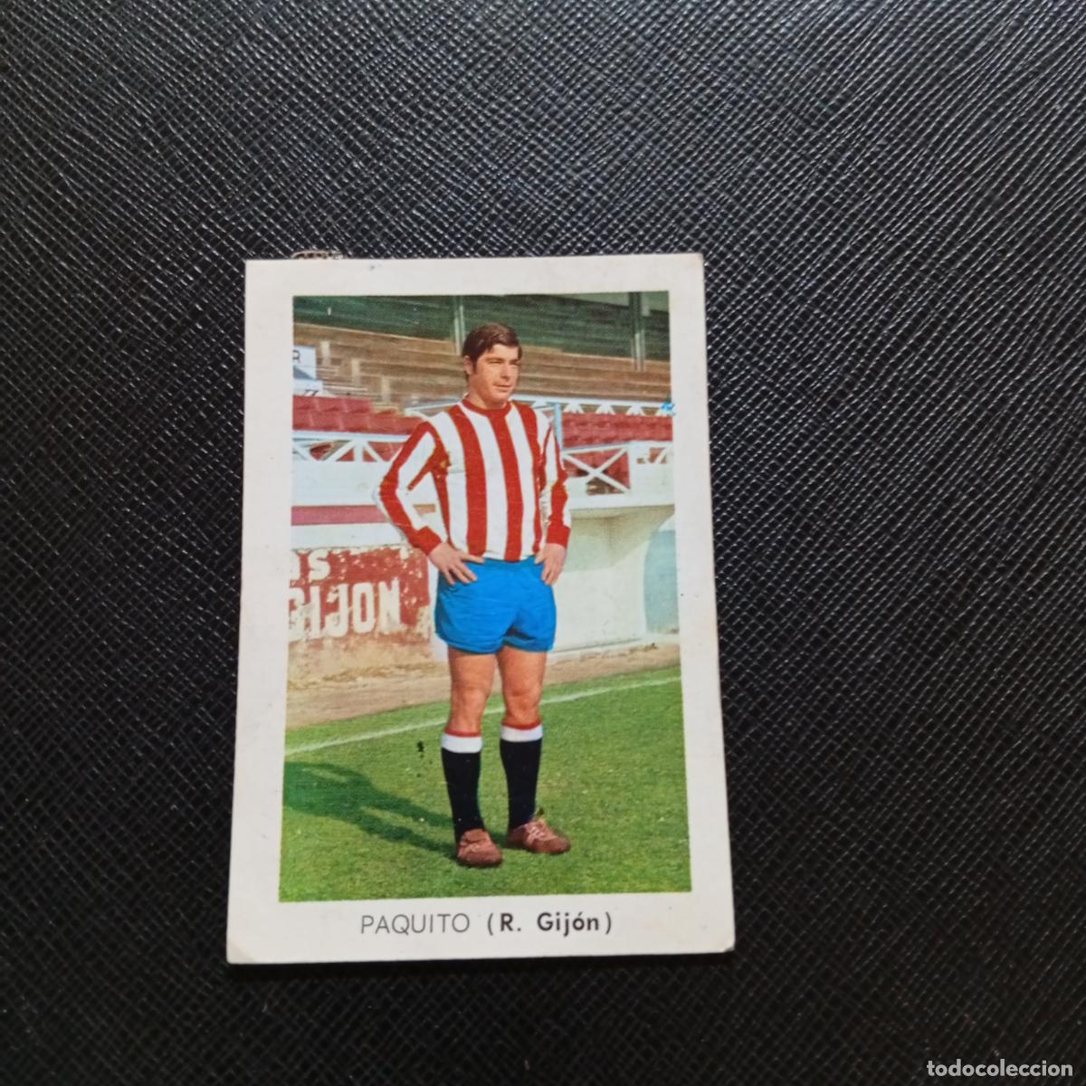 Cromos de f&uacute;tbol: PAQUITO SPORTING GIJON FHER 1970 1971 CROMO FUTBOL 70 71 LIGA - DESPEGADO - A70 PG370