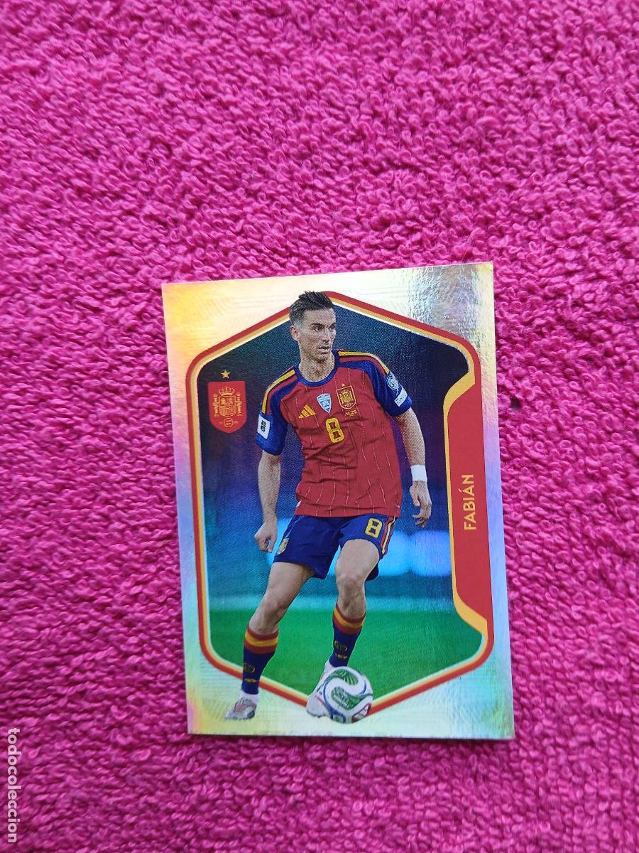 Cromos de f&uacute;tbol: espa&ntilde;a 2026 36 fabi&aacute;n selecci&oacute;n espa&ntilde;ola panini carrefour family mundial de futbol (D)