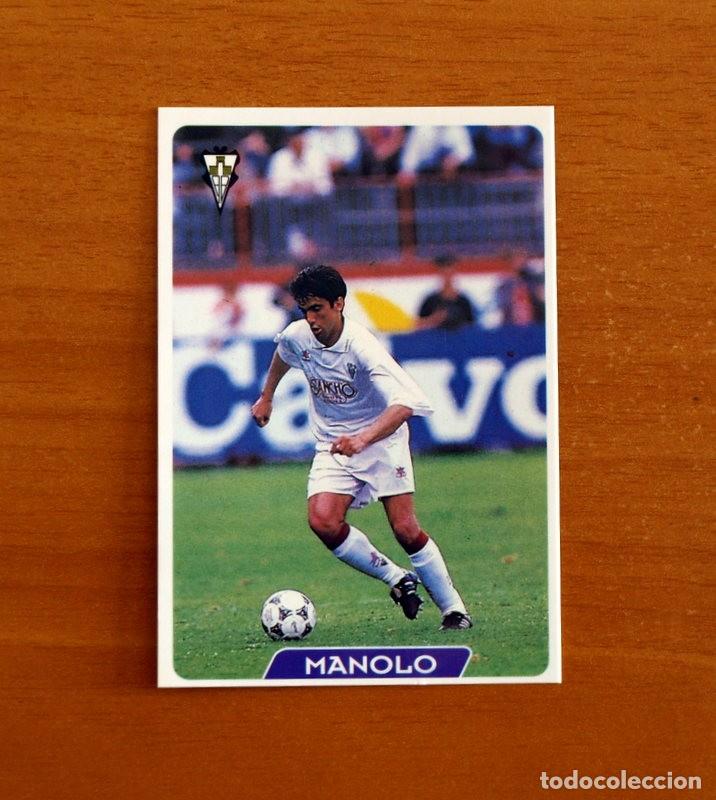 Cromos de f&uacute;tbol: Albacete -N&ordm; 297 Manolo -Las Fichas de la Liga 95-96-1995-1996 -Mundicromo Sport