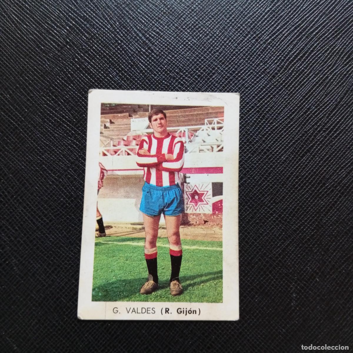 Cromos de f&uacute;tbol: G VALDES SPORTING GIJON FHER 1970 1971 CROMO FUTBOL 70 71 LIGA - DESPEGADO - A70 PG379
