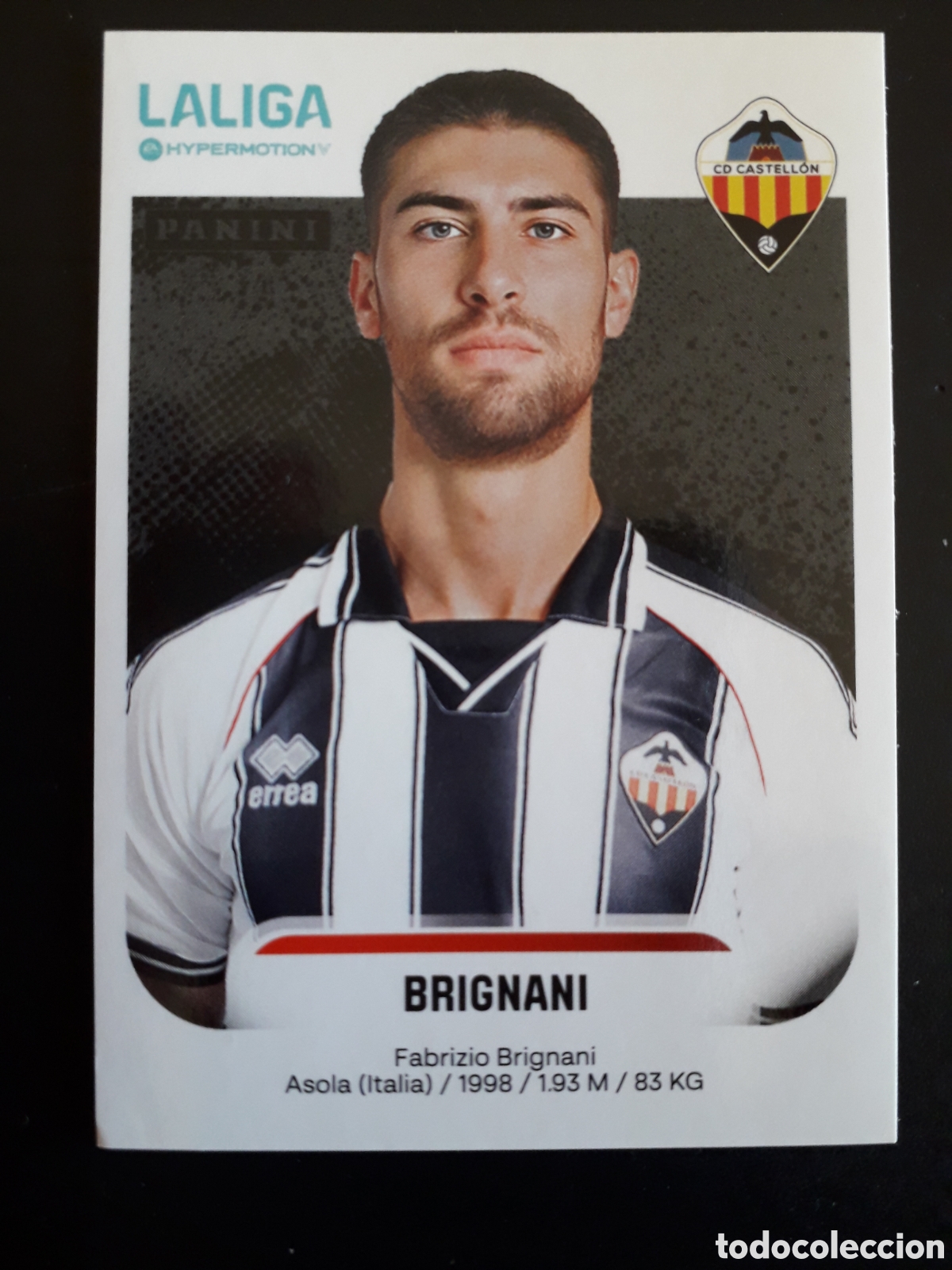 Cromos de f&uacute;tbol: BRIGNANI CASTELL&Oacute;N N&deg; 103 LALIGA HYPERMOTION 25 26 2025 2026 PANINI SIN PEGAR PEDIDO M&Iacute;NIMO 3&euro;