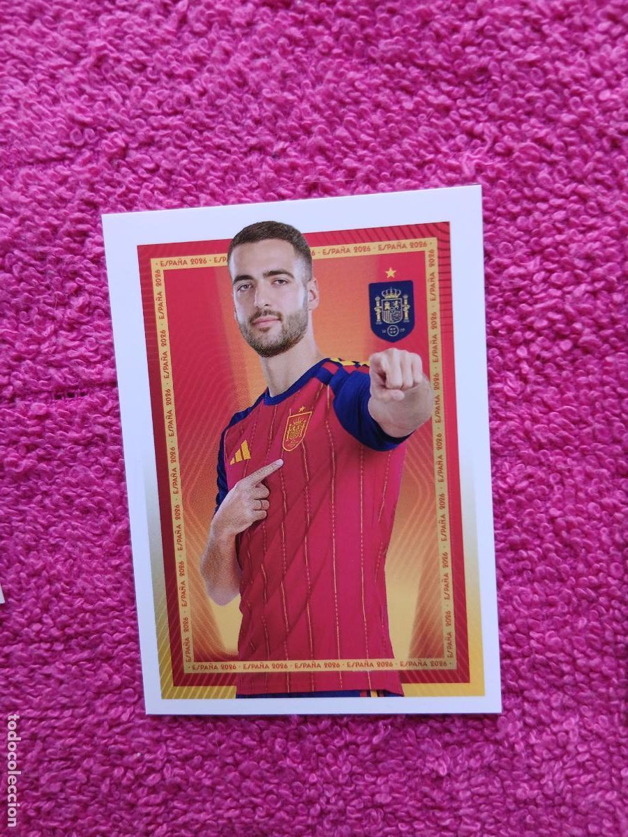 Cromos de f&uacute;tbol: espa&ntilde;a 2026 41 mikel merino selecci&oacute;n espa&ntilde;ola panini carrefour family mundial de futbol (D)