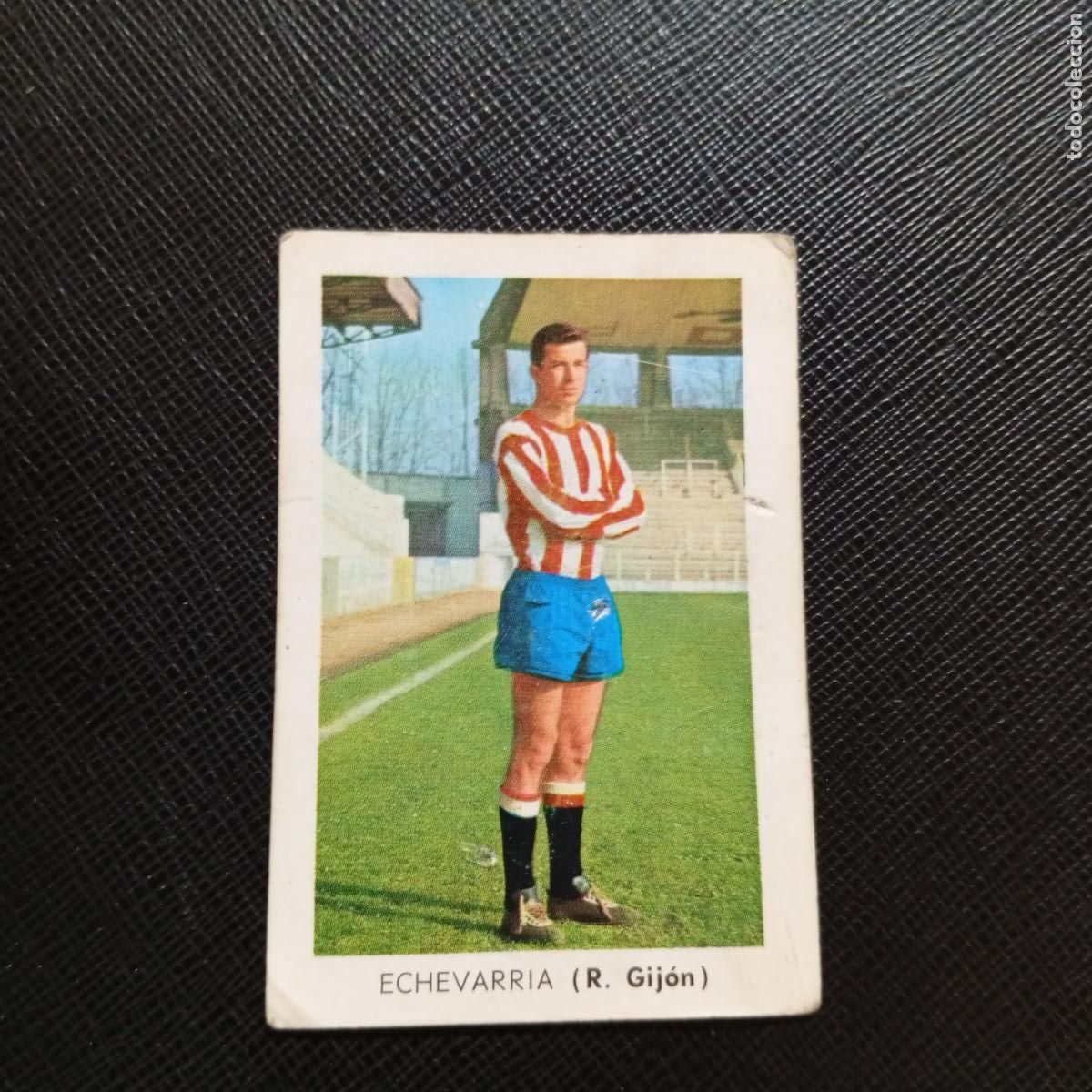 Cromos de f&uacute;tbol: ECHEVARRIA SPORTING GIJON FHER 1970 1971 CROMO FUTBOL 70 71 LIGA - DESPEGADO - A70 PG379