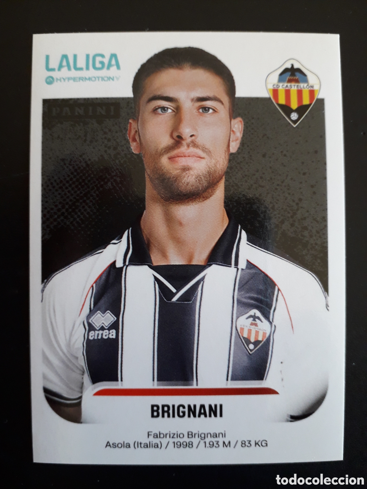 Cromos de f&uacute;tbol: BRIGNANI CASTELL&Oacute;N N&deg; 103 LALIGA HYPERMOTION 25 26 2025 2026 PANINI SIN PEGAR PEDIDO M&Iacute;NIMO 3&euro;
