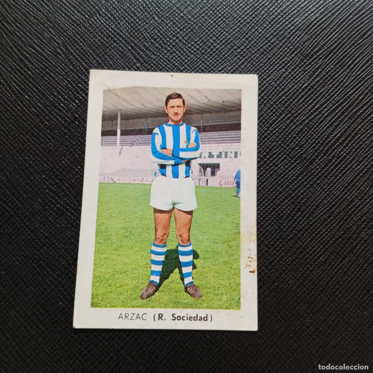 Cromos de f&uacute;tbol: ARZAC REAL SOCIEDAD FHER 1970 1971 CROMO FUTBOL 70 71 LIGA - DESPEGADO - A70 PG379