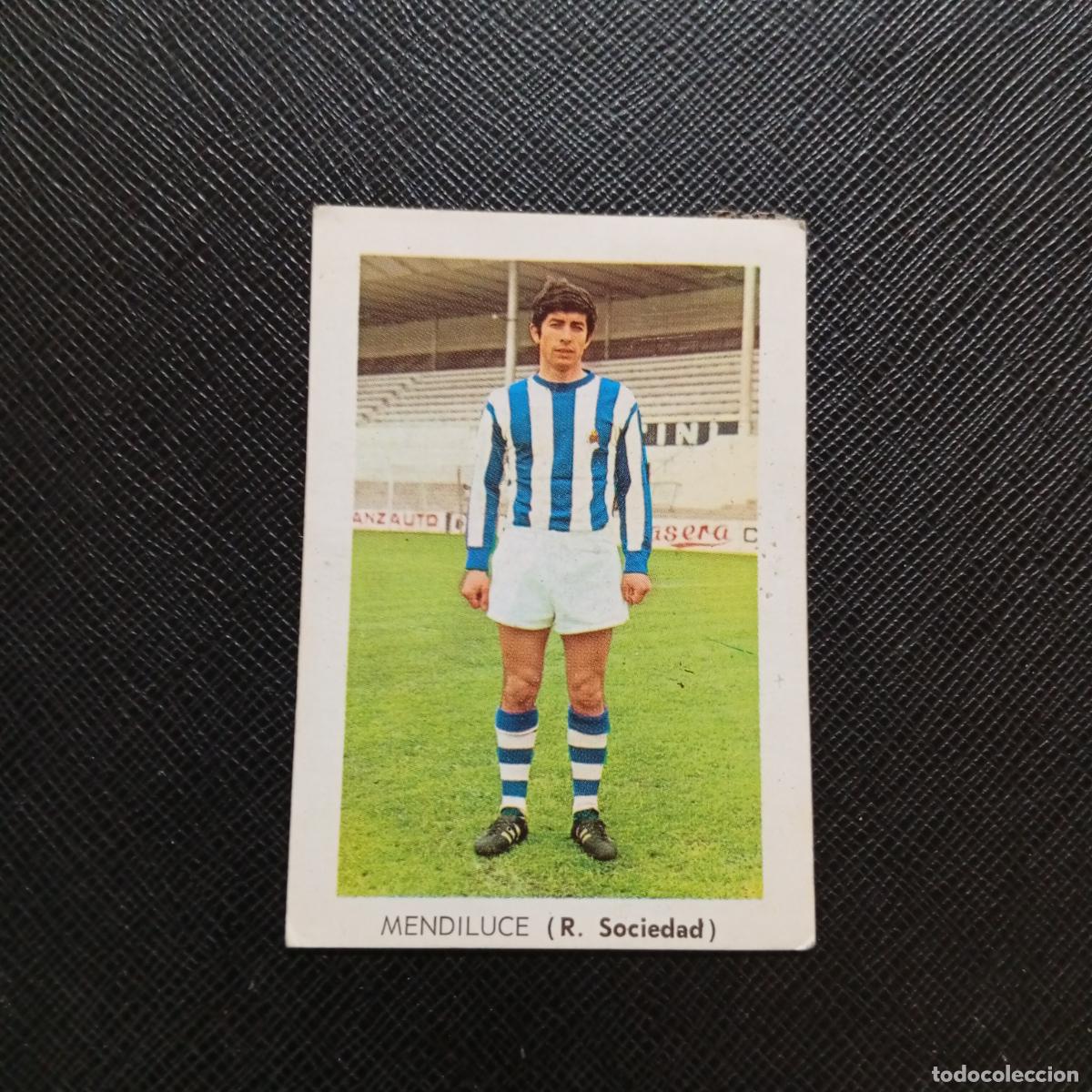 Cromos de f&uacute;tbol: MENDILUCE REAL SOCIEDAD FHER 1970 1971 CROMO FUTBOL 70 71 LIGA - DESPEGADO - A70 PG379