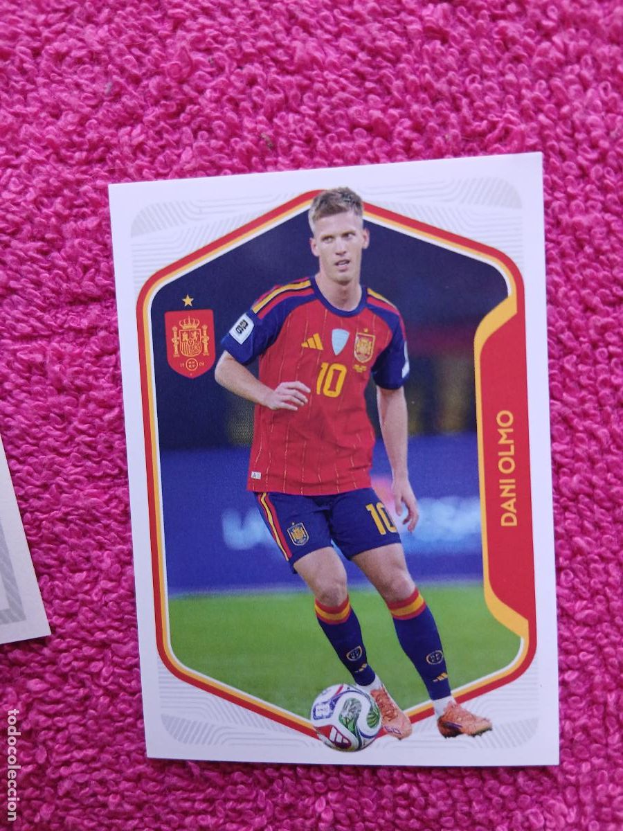 Cromos de f&uacute;tbol: espa&ntilde;a 2026 48 dani olmo selecci&oacute;n espa&ntilde;ola panini carrefour family mundial de futbol (D)