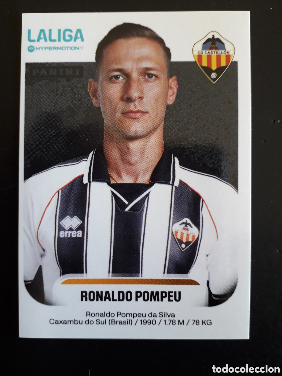 Cromos de f&uacute;tbol: RONALDO POMPEU CASTELL&Oacute;N N&deg; 107 B LALIGA HYPERMOTION 25 26 2025 2026 PANINI SIN PEG PEDIDO M&Iacute;NIMO 3&euro;