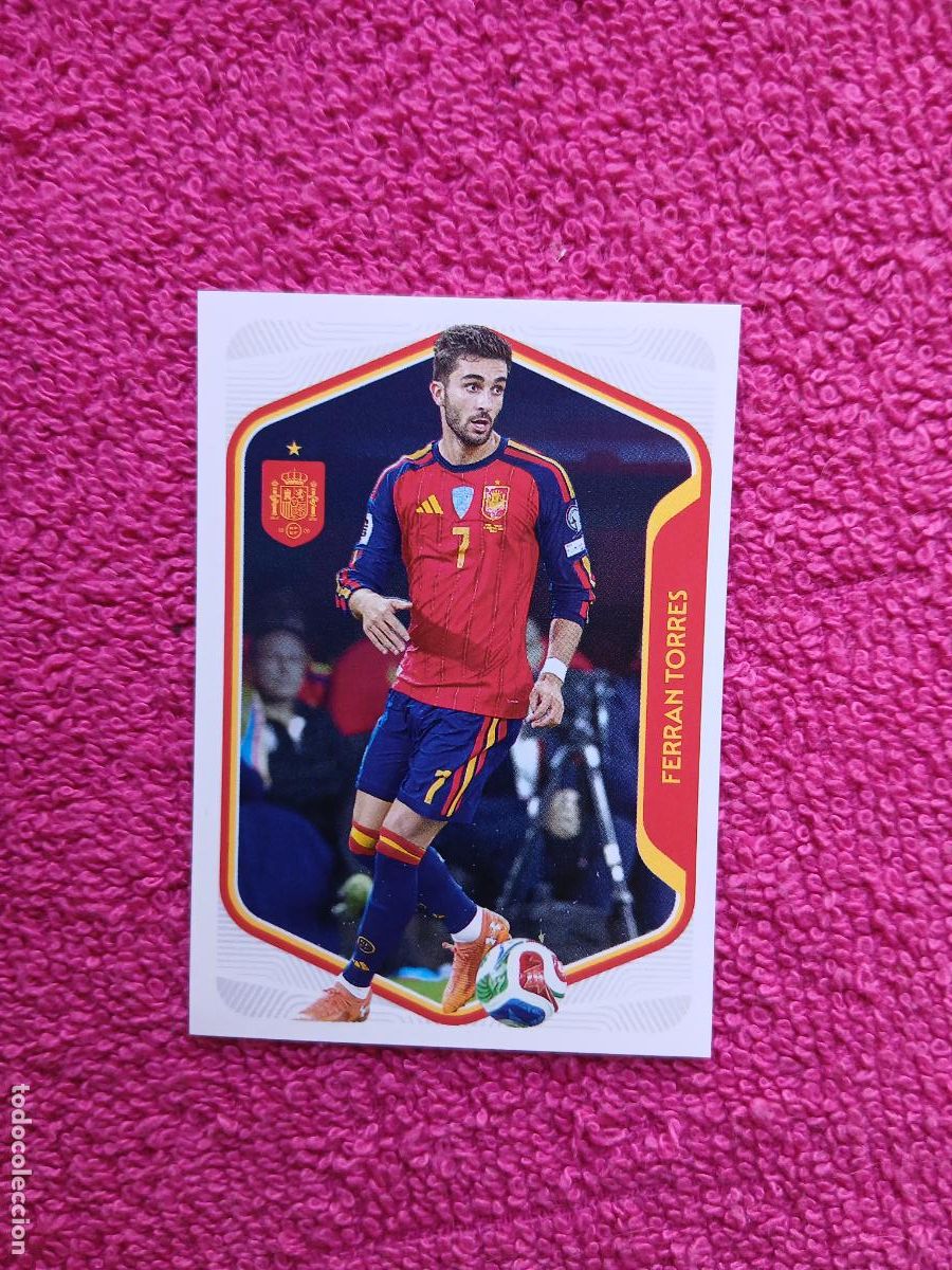 Cromos de f&uacute;tbol: espa&ntilde;a 2026 54 ferran torres selecci&oacute;n espa&ntilde;ola panini carrefour family mundial de futbol (D)