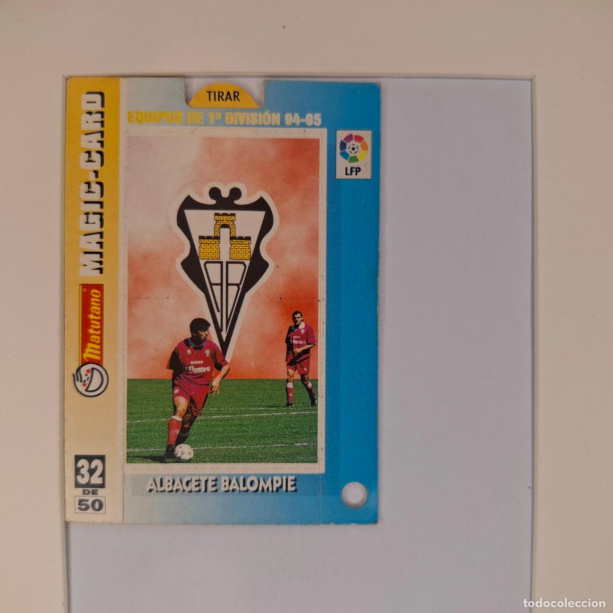 Cromos de f&uacute;tbol: MAGIC CARD MATUTANO ALBACETE