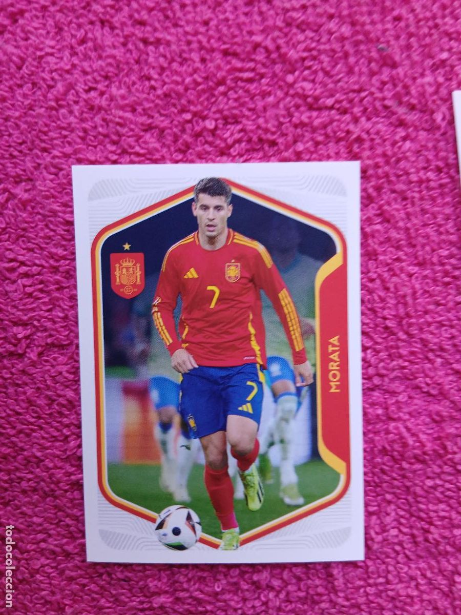 Cromos de f&uacute;tbol: espa&ntilde;a 2026 55 morata selecci&oacute;n espa&ntilde;ola panini carrefour family mundial de futbol (D)