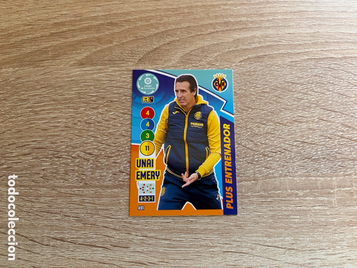 Cromos de f&uacute;tbol: 491 UNAI EMERY PLUS ENTRENADOR ADRENALYN XL 2020 2021 20 21 VILLARREAL