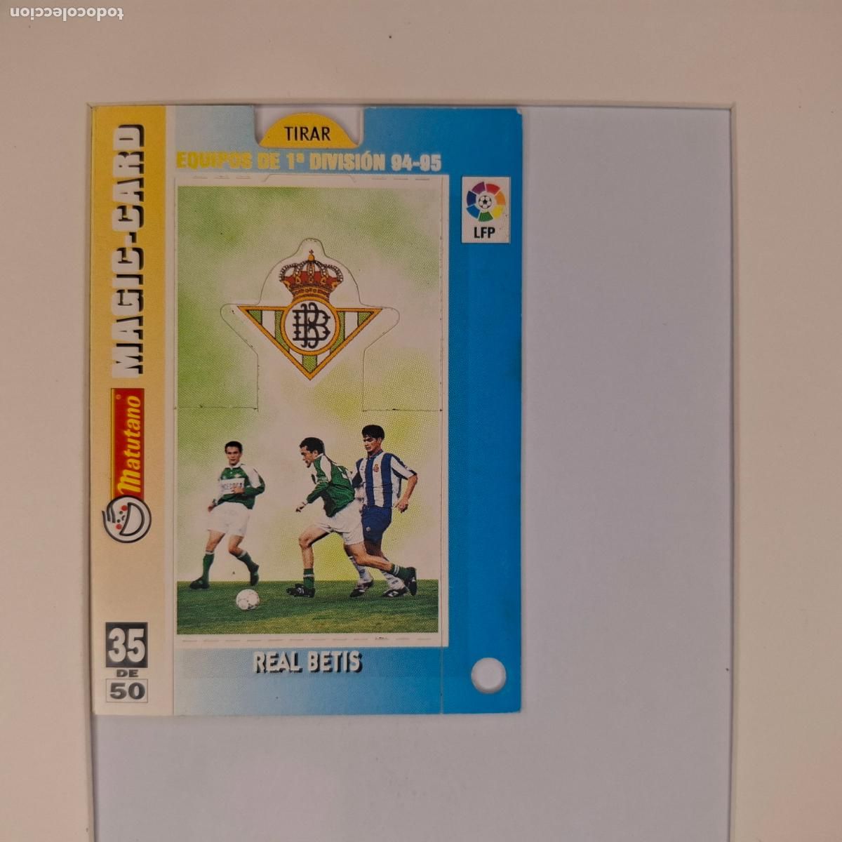 Cromos de f&uacute;tbol: MAGIC CARD MATUTANO BETIS - Foto 1