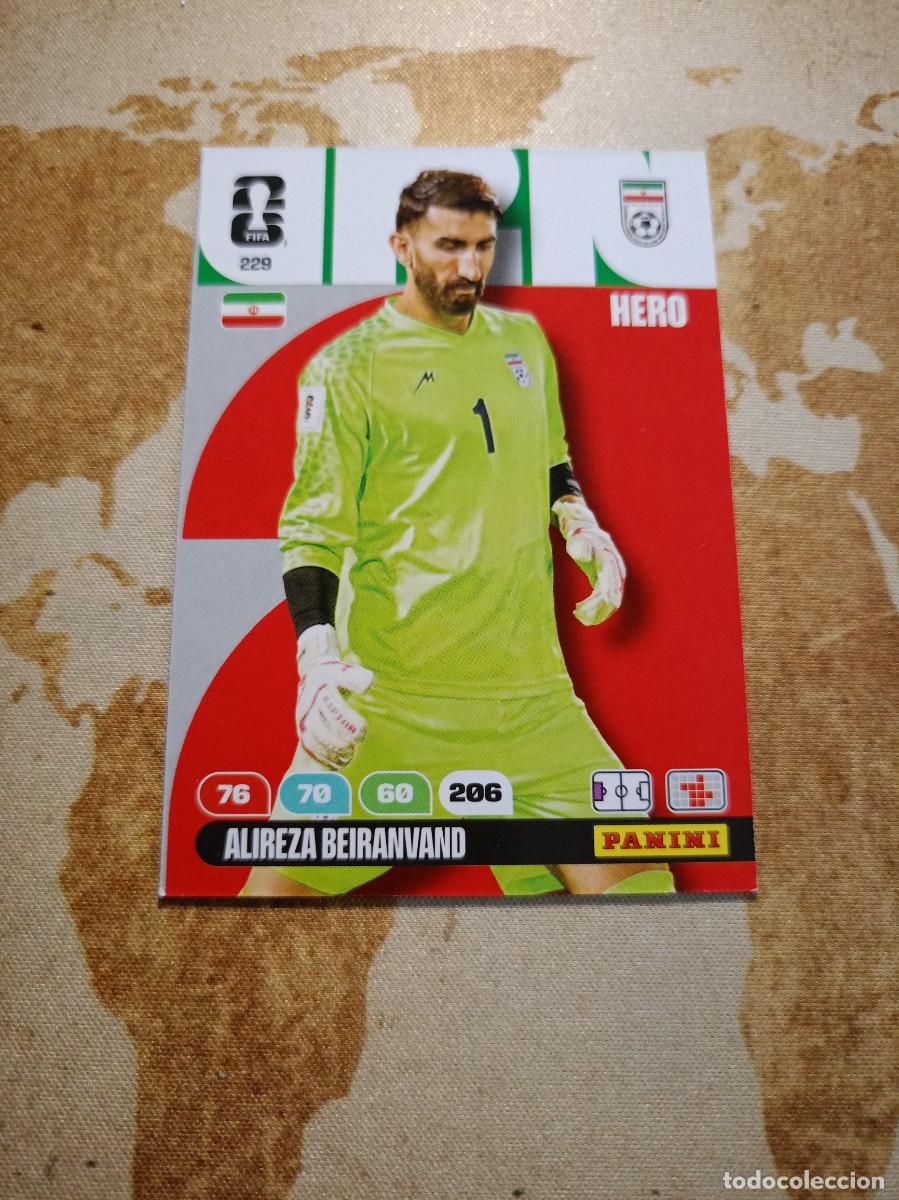 Cromos de f&uacute;tbol: Ir&aacute;n 229 ALIREZA BEIRANVAND Adrenalyn WORLD Cup 2026