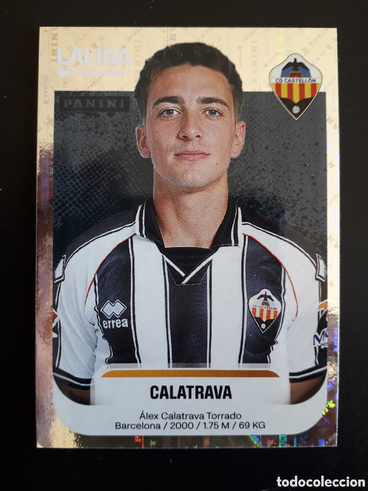 Cromos de f&uacute;tbol: CALATRAVA CASTELL&Oacute;N N&deg; 110 LALIGA HYPERMOTION 25 26 2025 2026 PANINI SIN PEGAR PEDIDO M&Iacute;NIMO 3&euro;