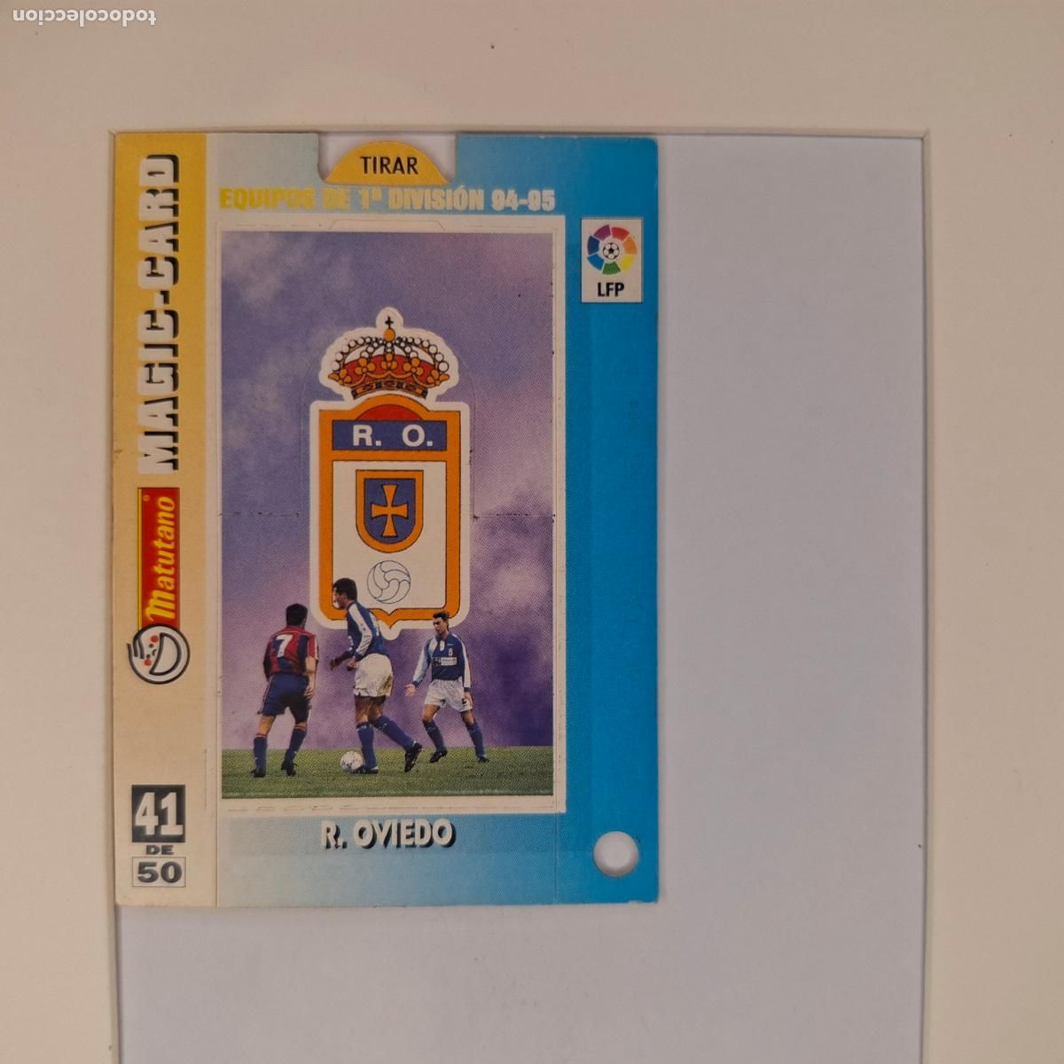 Football Stickers: MAGIC CARD MATUTANO REAL OVIEDO