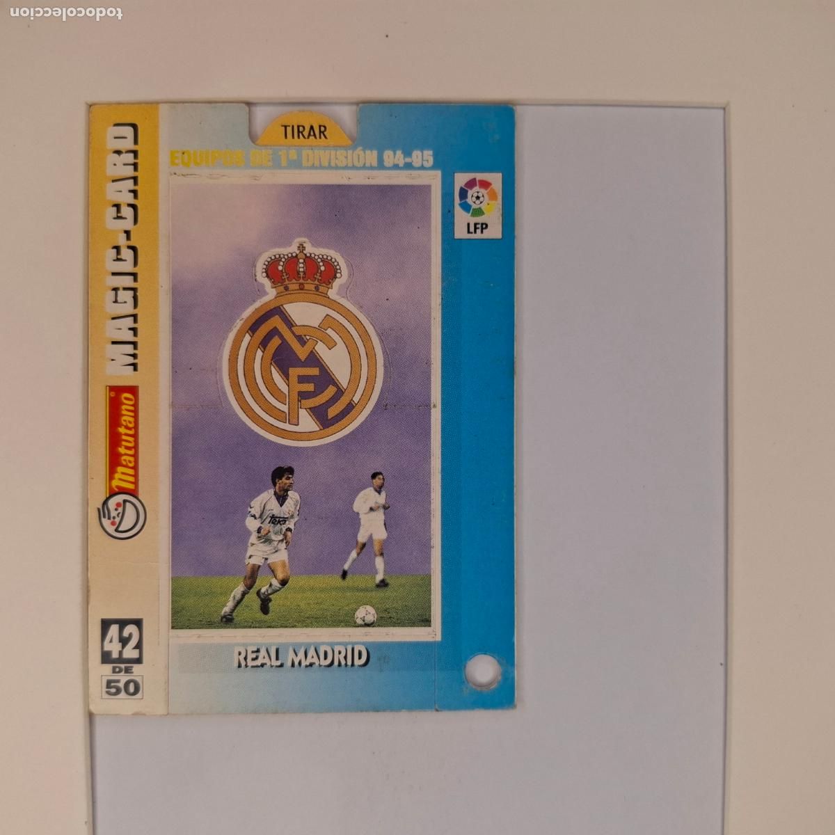 Football Stickers: MAGIC CARD MATUTANO REAL MADRID