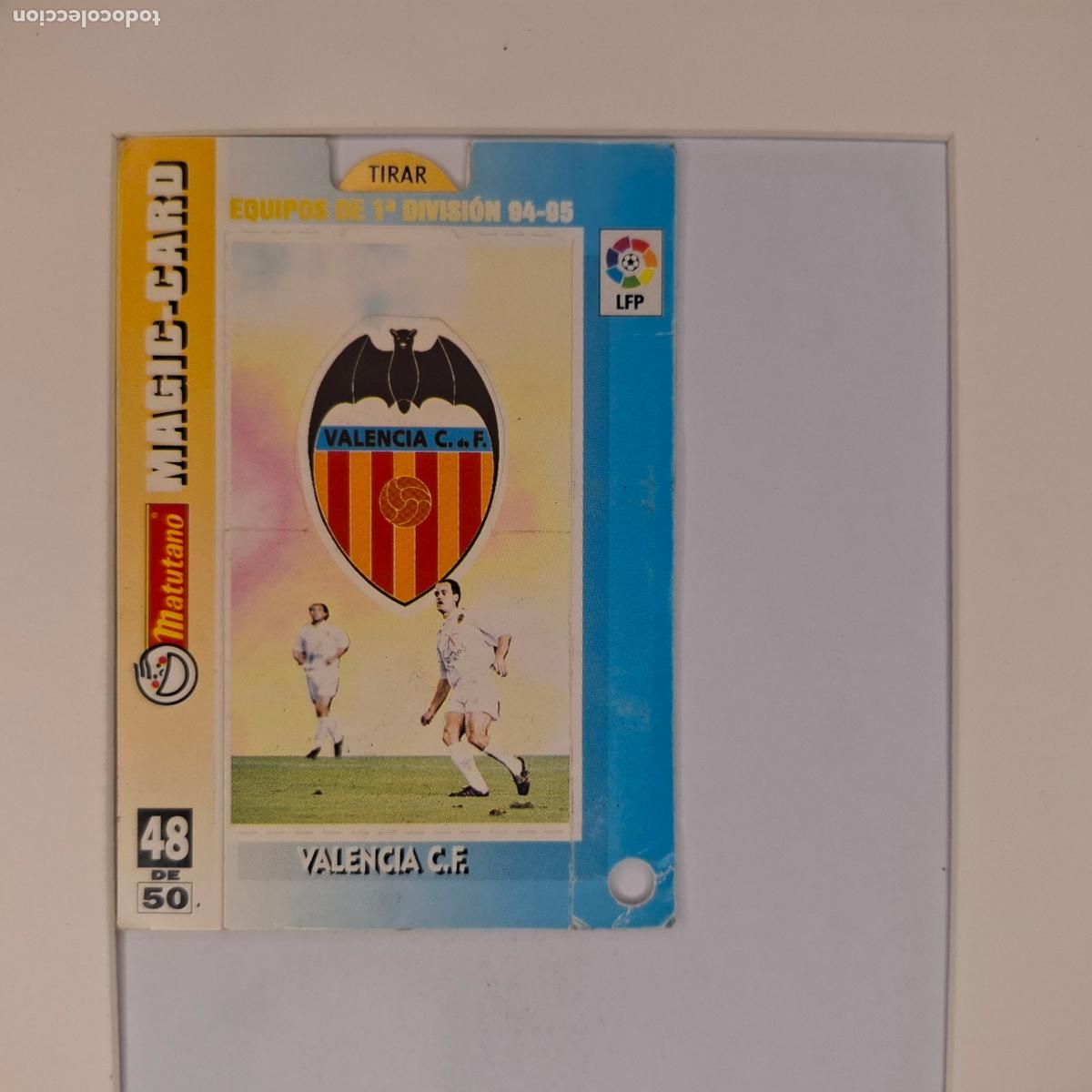 Cromos de f&uacute;tbol: MAGIC CARD MATUTANO VALENCIA - Foto 1