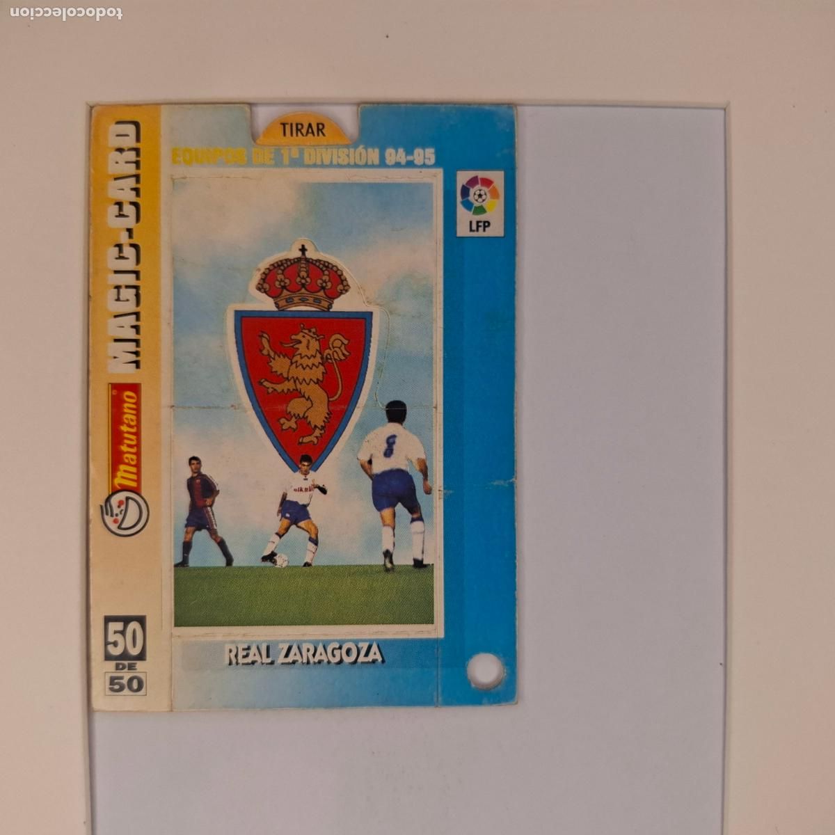 Cromos de f&uacute;tbol: MAGIC CARD MATUTANO ZARAGOZA