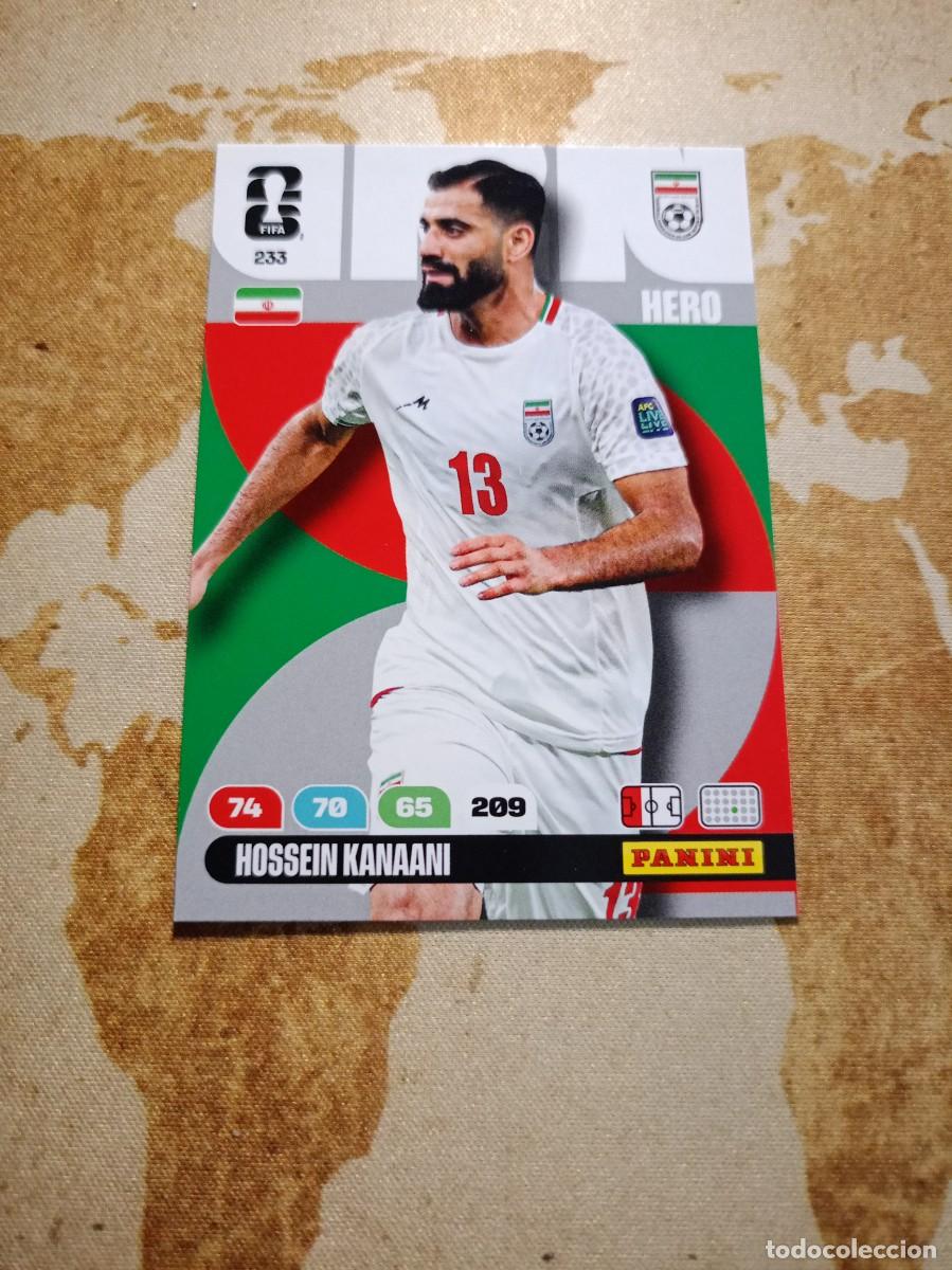 Cromos de f&uacute;tbol: Ir&aacute;n 233 HOSSEIN KANAANI Adrenalyn WORLD Cup 2026