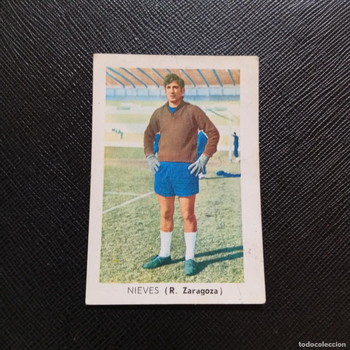 Cromos de f&uacute;tbol: NIEVES ZARAGOZA FHER 1970 1971 CROMO FUTBOL 70 71 LIGA - DESPEGADO - A70 PG379