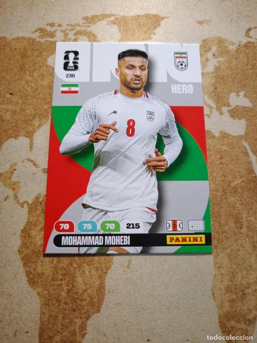 Cromos de f&uacute;tbol: Ir&aacute;n 236 MOHAMMAD MOHEBI Adrenalyn WORLD Cup 2026