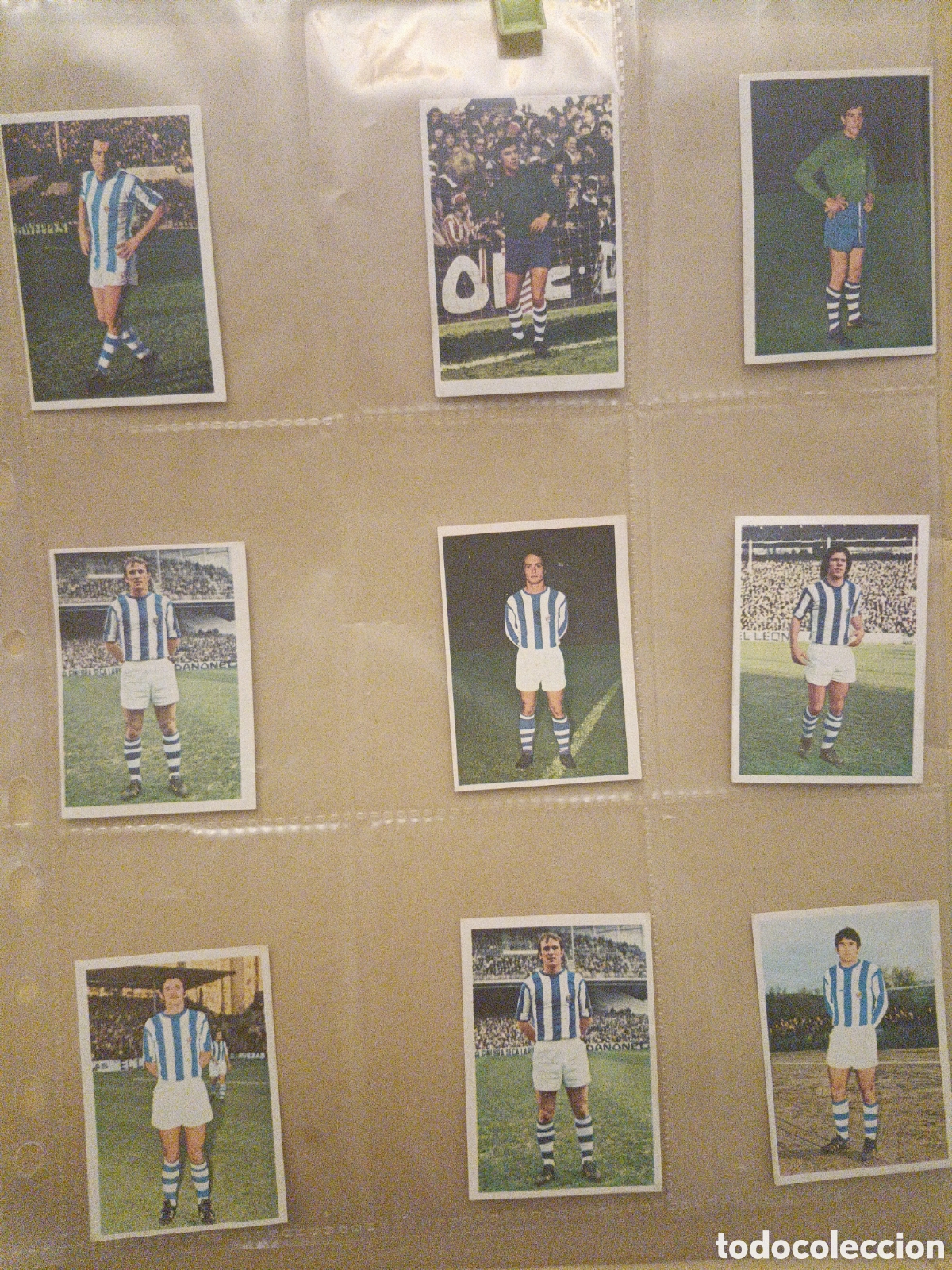 Cromos de f&uacute;tbol: Cromos R. Sociedad colecci&oacute;n FHER 75-76