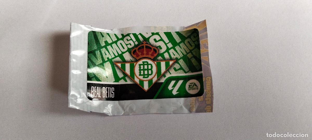 Cromos de f&uacute;tbol: CROMO CHICLE . LIGA ESTE 2026 - 27 ... ESCUDO BETIS -- LEER ANUNCIO.