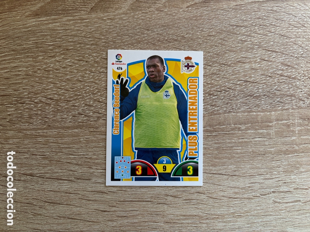 Cromos de f&uacute;tbol: 476 CLARENCE SEEDORF PLUS ENTRENADOR ADRENALYN XL 2017 2018 17 18 DEPORTIVO DE LA CORU&Ntilde;A