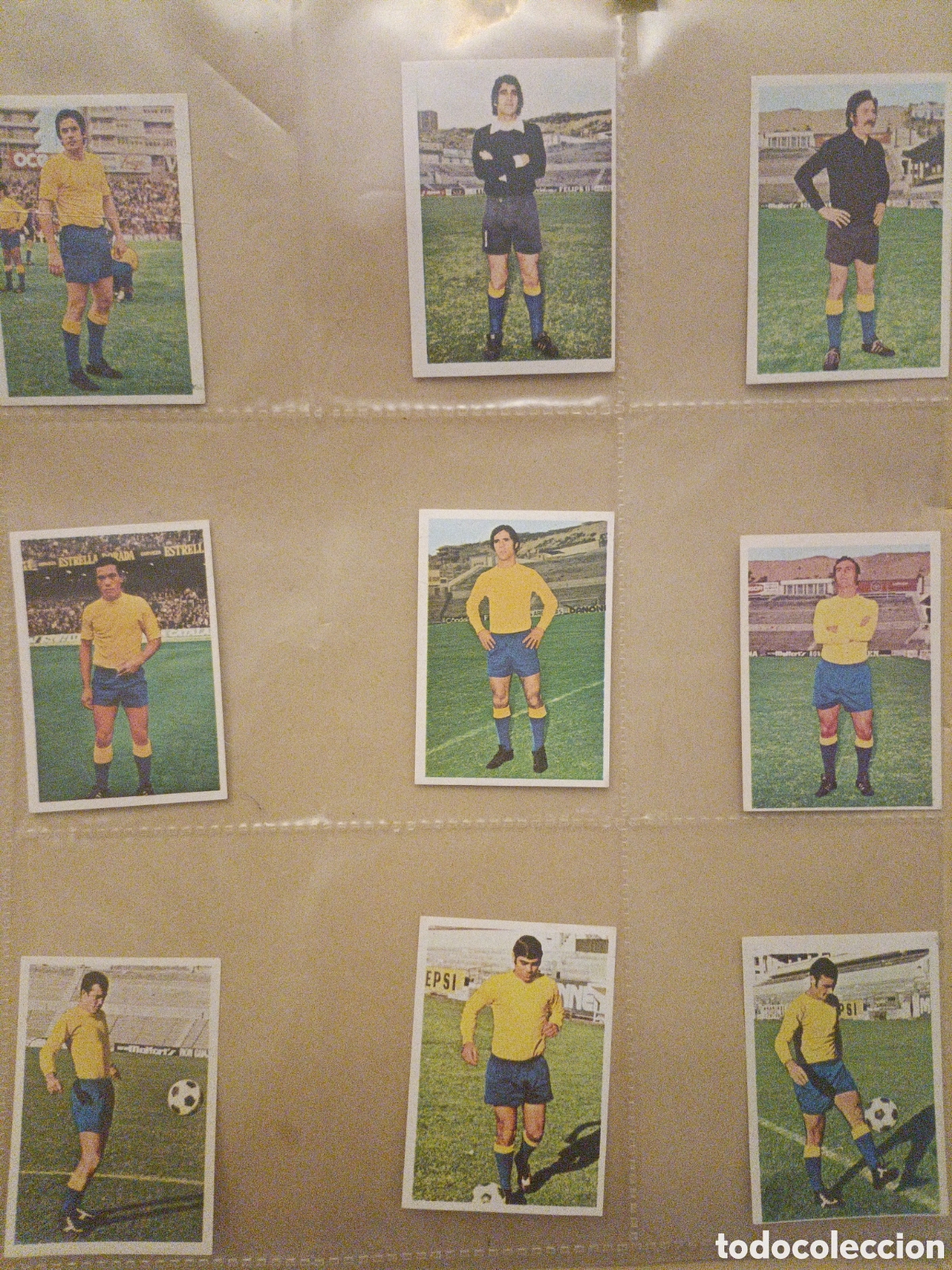 Cromos de f&uacute;tbol: Cromos equipo U.D las Palmas colecci&oacute;n FHER 75-76