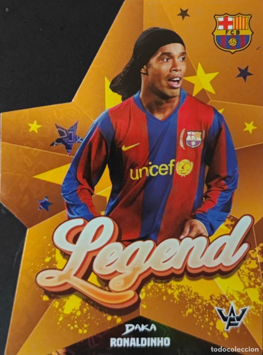 Cromos de f&uacute;tbol: EL-2 Ronaldinho - FC Barcelona - LEGEND - DIE-CUT - DAKA TEAM SET 2026