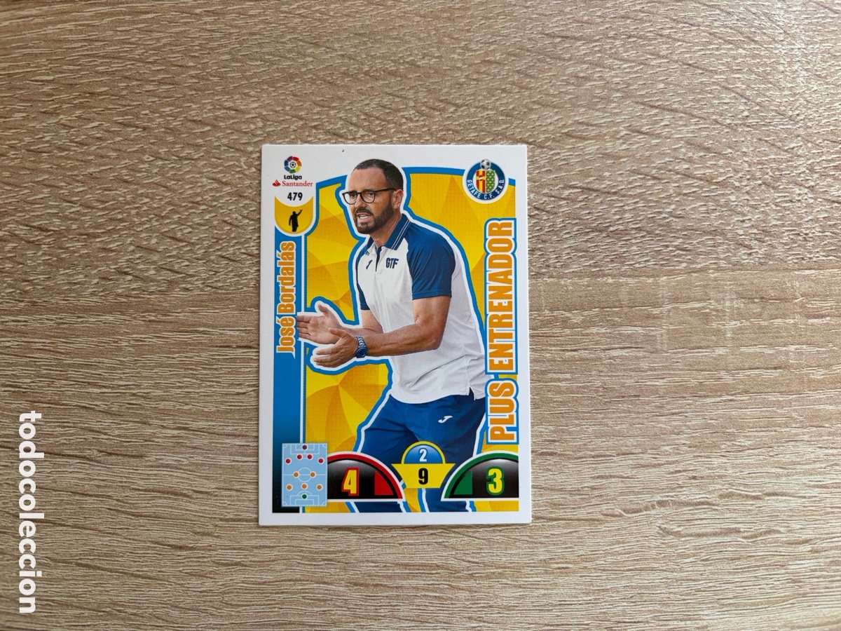 Cromos de f&uacute;tbol: 479 JOS&Eacute; BORDAL&Aacute;S PLUS ENTRENADOR ADRENALYN XL 2017 2018 17 18 GETAFE CF