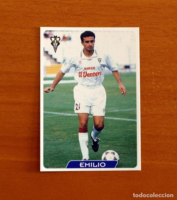 Cromos de f&uacute;tbol: Albacete -N&ordm; 301 Emilio -Las Fichas de la Liga 95-96-1995-1996 -Mundicromo Sport