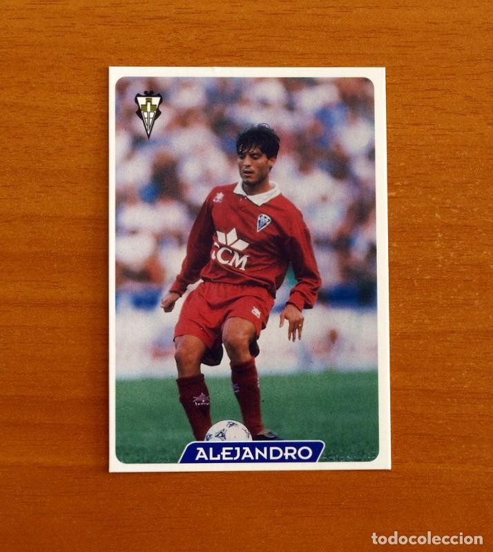 Cromos de f&uacute;tbol: Albacete -N&ordm; 302 Alejandro -Las Fichas de la Liga 95-96-1995-1996 -Mundicromo Sport