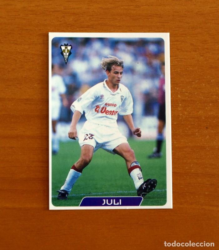 Cromos de f&uacute;tbol: Albacete -N&ordm; 303 Juli -Las Fichas de la Liga 95-96-1995-1996 -Mundicromo Sport
