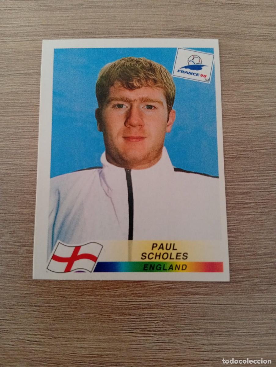 Cromos de f&uacute;tbol: PAUL SCHOLES 474 INGLATERRA PANINI FRANCIA 1998 98 SIN PEGAR NUNCA PEGADO