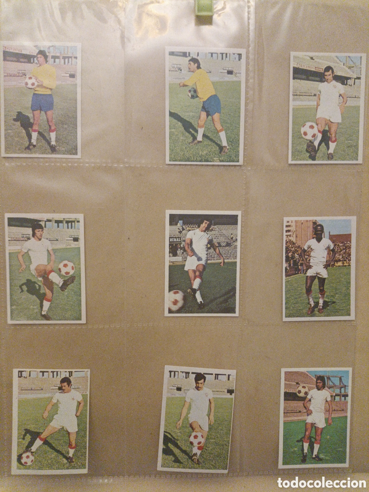 Cromos de f&uacute;tbol: Cromos Sevilla C.F colecci&oacute;n FHER 75-76